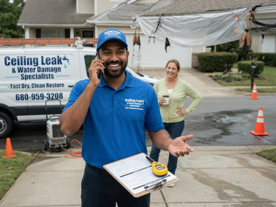 Ceiling Leak Cleanup Linesville, PA FAQs